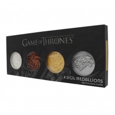 Набір медальйонів Game of Thrones Limited Edition Sigil Medallion Collection (4 шт), 1256819, Игрушки
